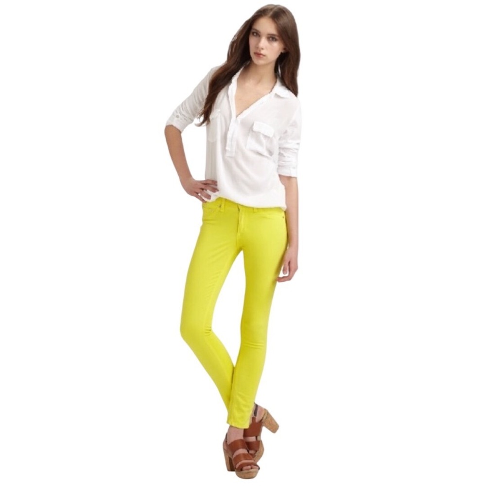 RAG & BONE Yellow Jean/Leggings Size 30 | EUC